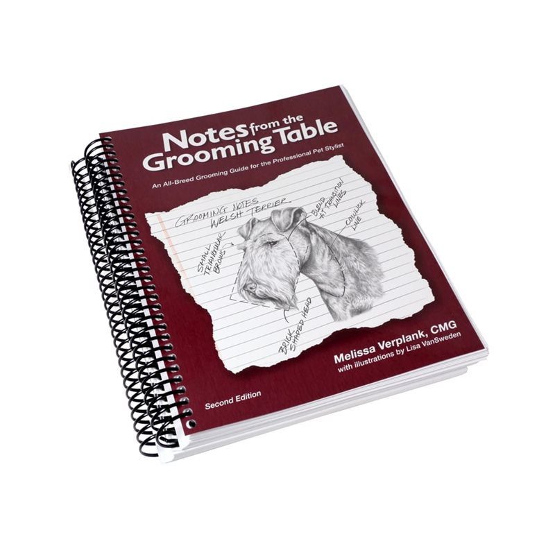 A book called notes from the grooming table